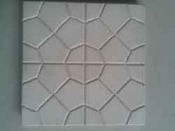 White Pvc Designer Floor Tiles Mould