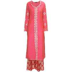 Straight Party Wear Fancy Ladies Kurti