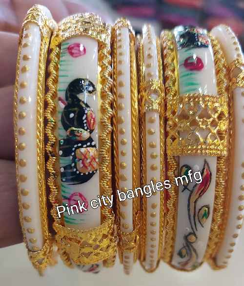 Ivory Looking Bangles