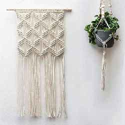 Macrame Wall Hanging, Color : White, Country of Origin : India - Esse Dew Pvt Ltd