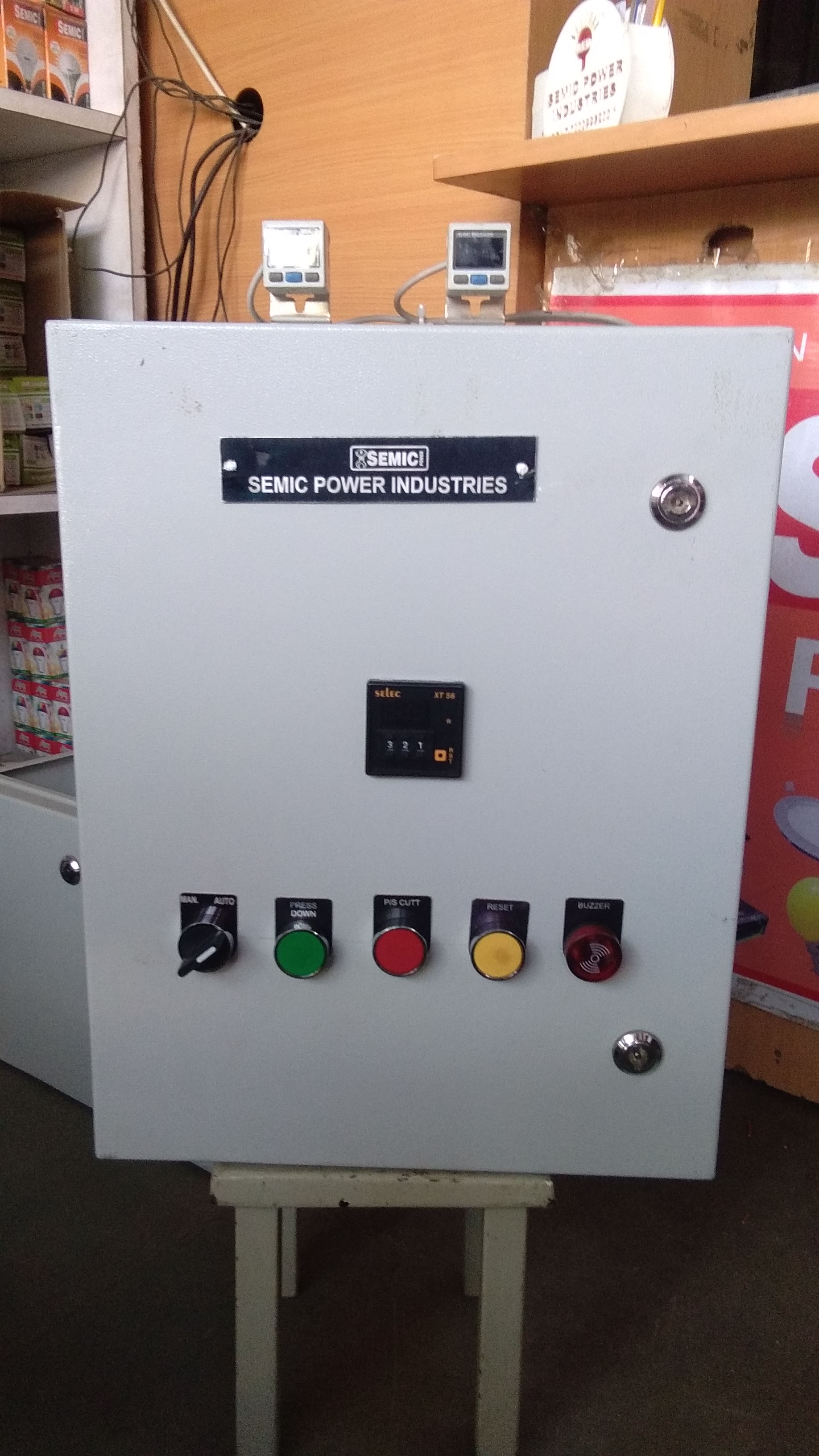Leakage Testing Control Panel