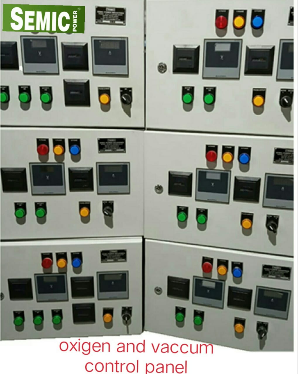 Oxygen Vacuum Control Panel