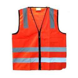 Polyester/nylon Sleeveless Safety Vests - Jay Ganesh Road Safety And Labour Work