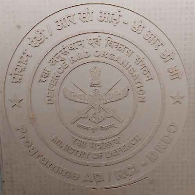 Emblem Engraving On MDF Sheet