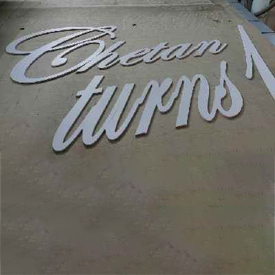 Name Cutting CNC Profile In Foam Board
