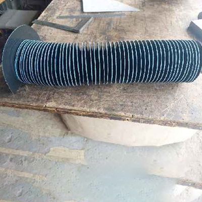 Round Bellows In Vinyl Leather