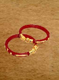 Round Casual Brass Designer Bangles - Sam Crafts