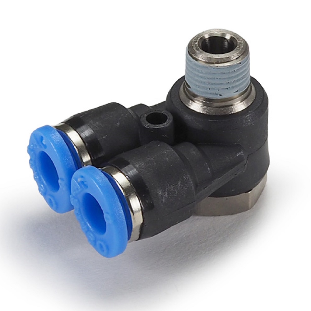 Pneumatic Fittings Male Triple Banjo