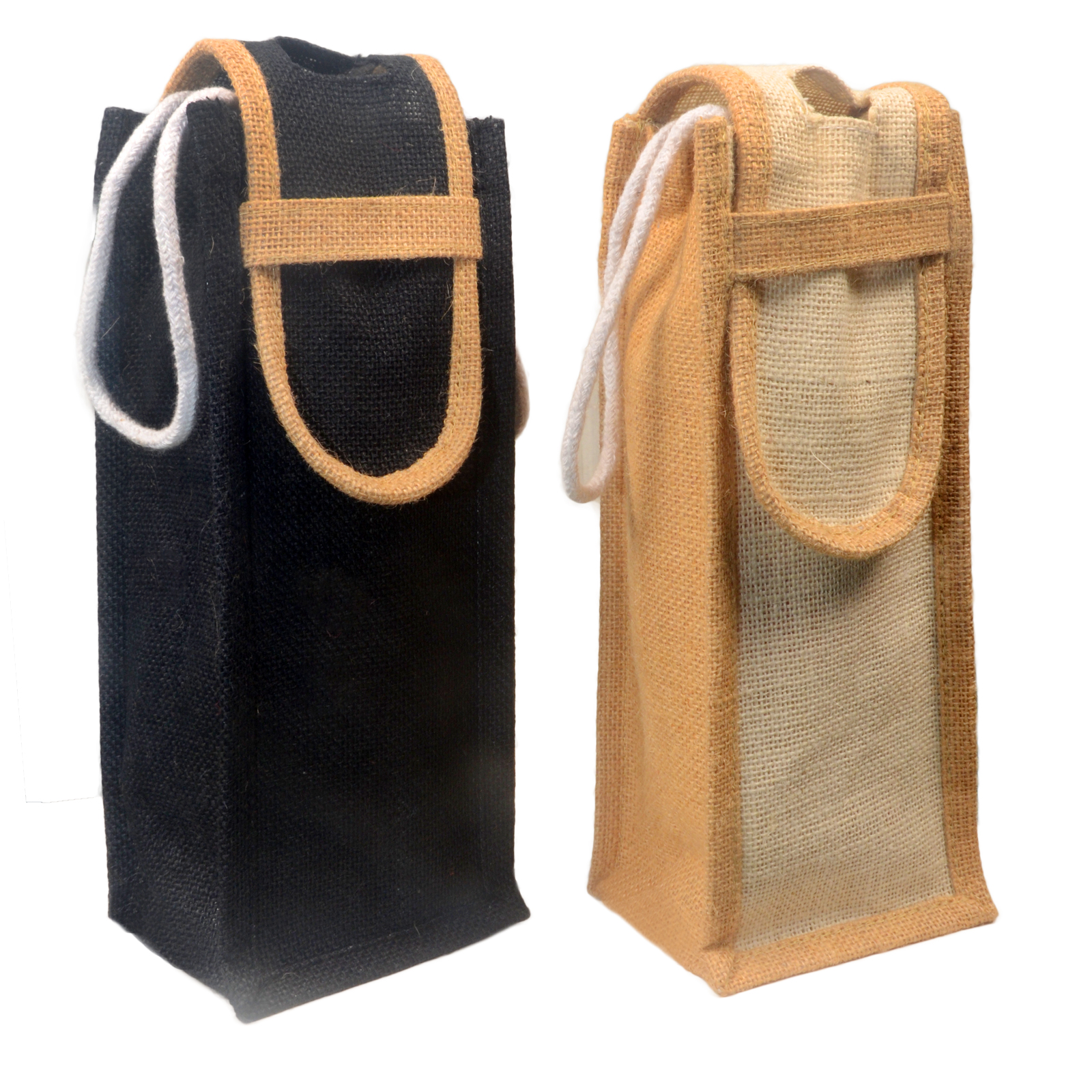 White & Black Bottle Bag