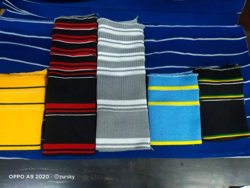 Multi Colour Collar And Cuffs