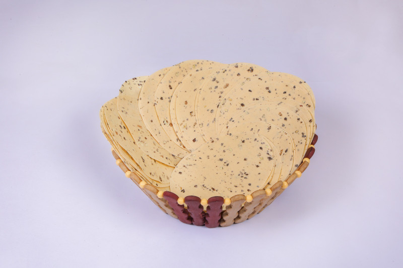 Mari Rice Papad (Black Pepper)