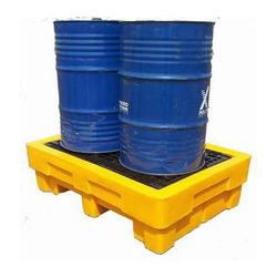 2 Drum Spill Containment Pallets