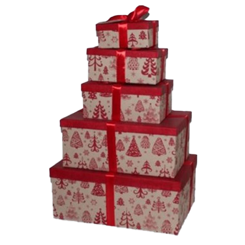 Glitter Printed Paper Round Box