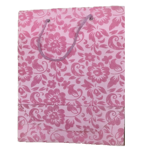 Handmade Paper Printed Carry Bag