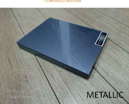 Metallic Glass Acrylic Shutters