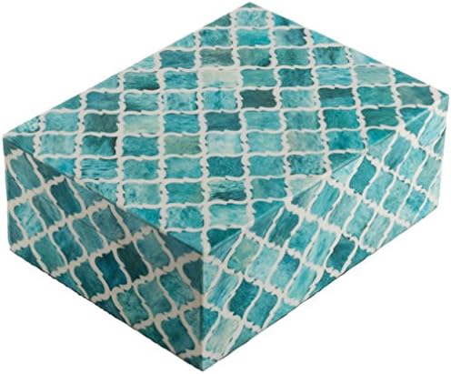 Bone Inlay Box- Moroccan Pattern