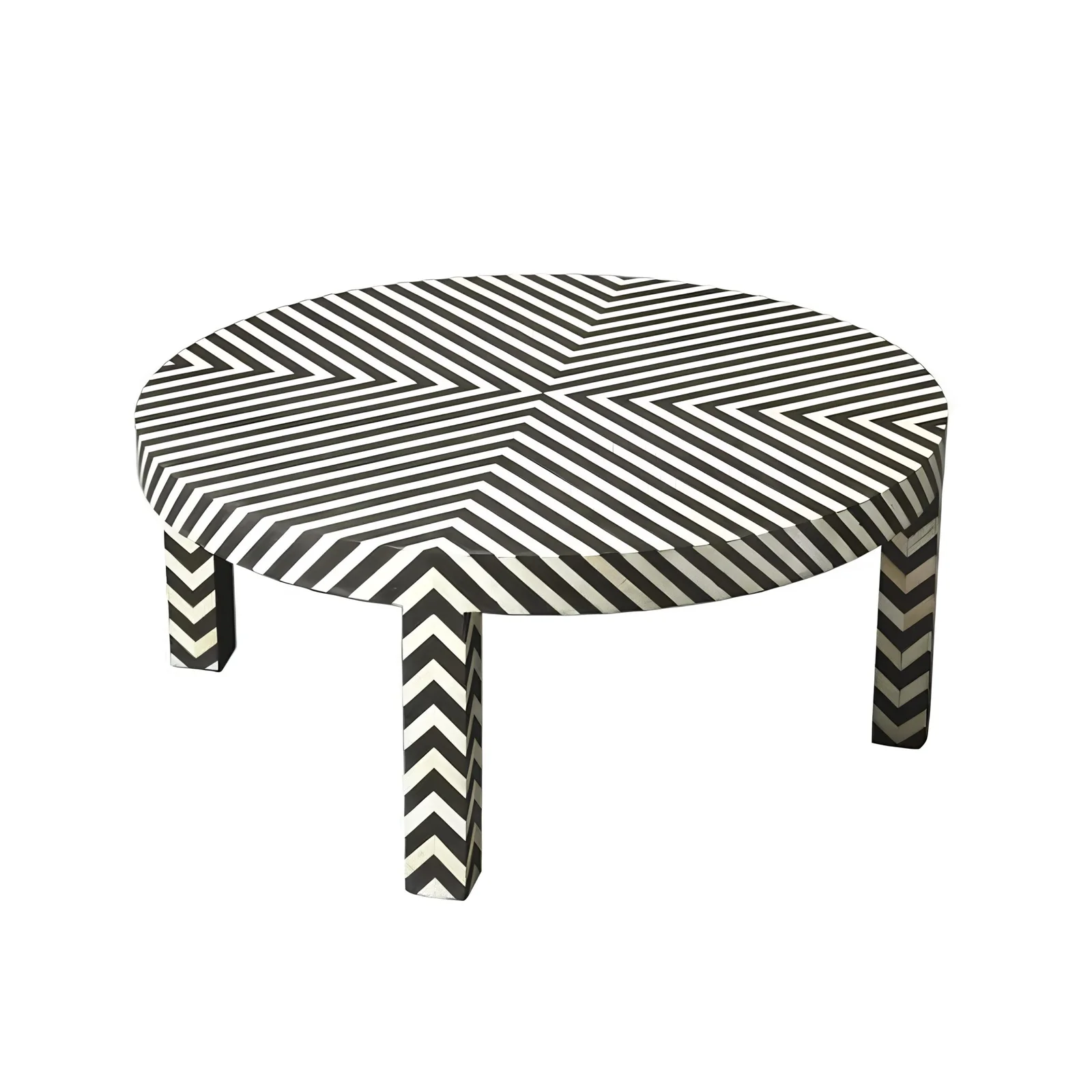 Bone Inlay Coffee Table