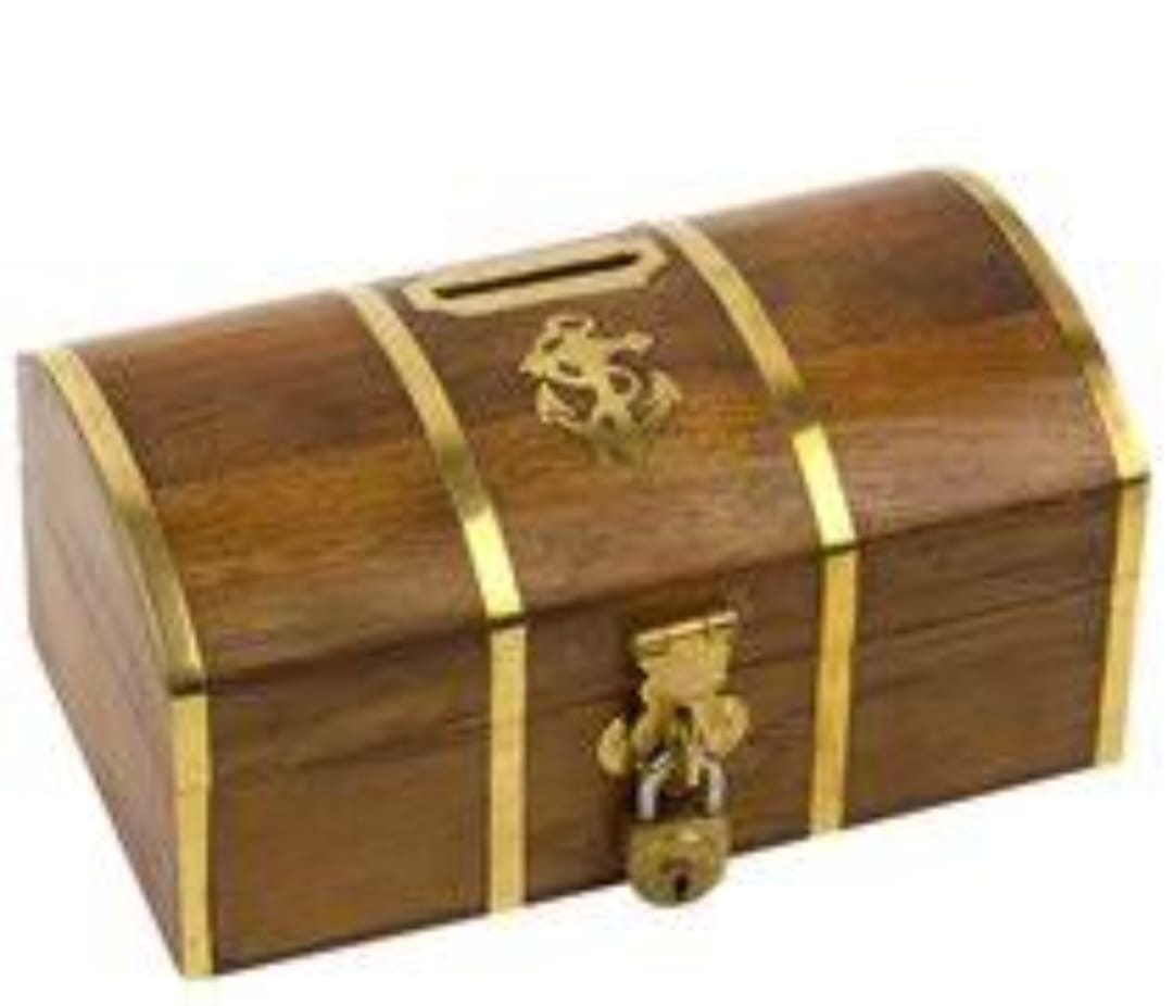 Wood Money Box