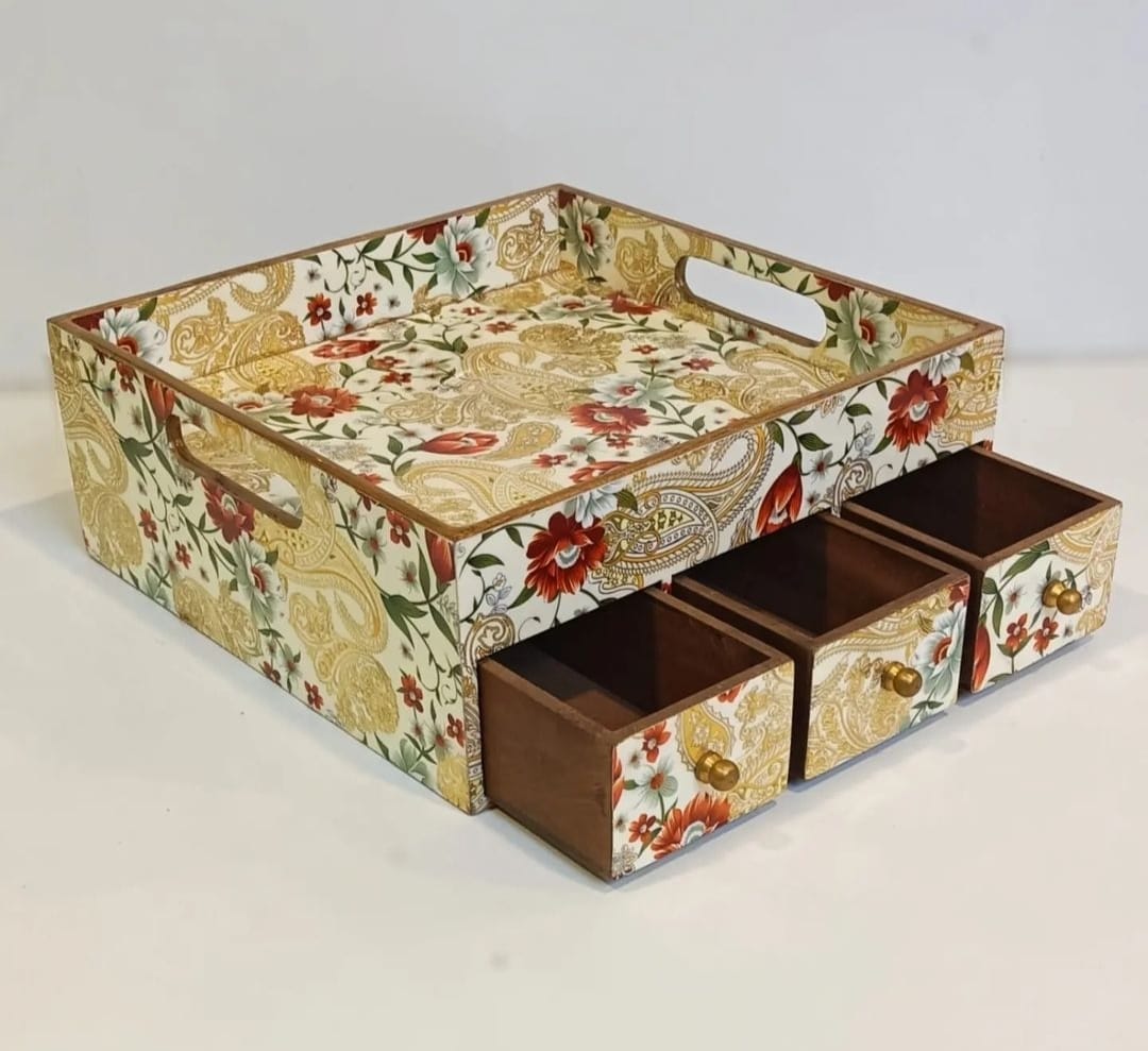 Wood Tray Box