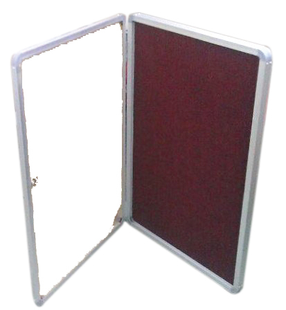 Door Covered Notice Board