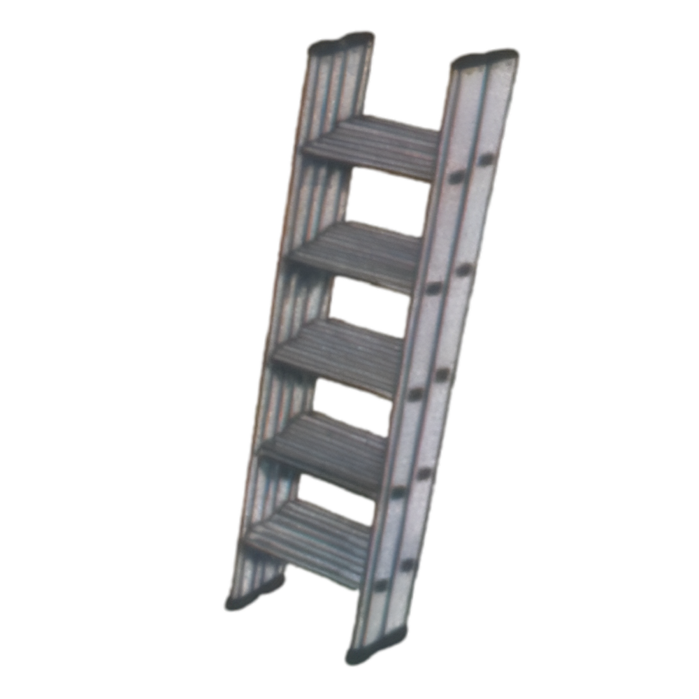 Aluminium Wide Step Ladder, 9 Inch Step