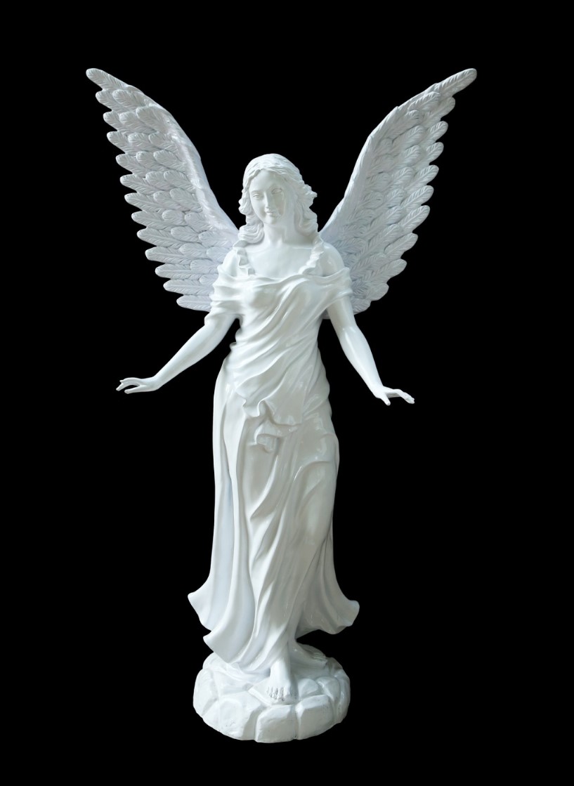 Angel Fiber Glass Statue