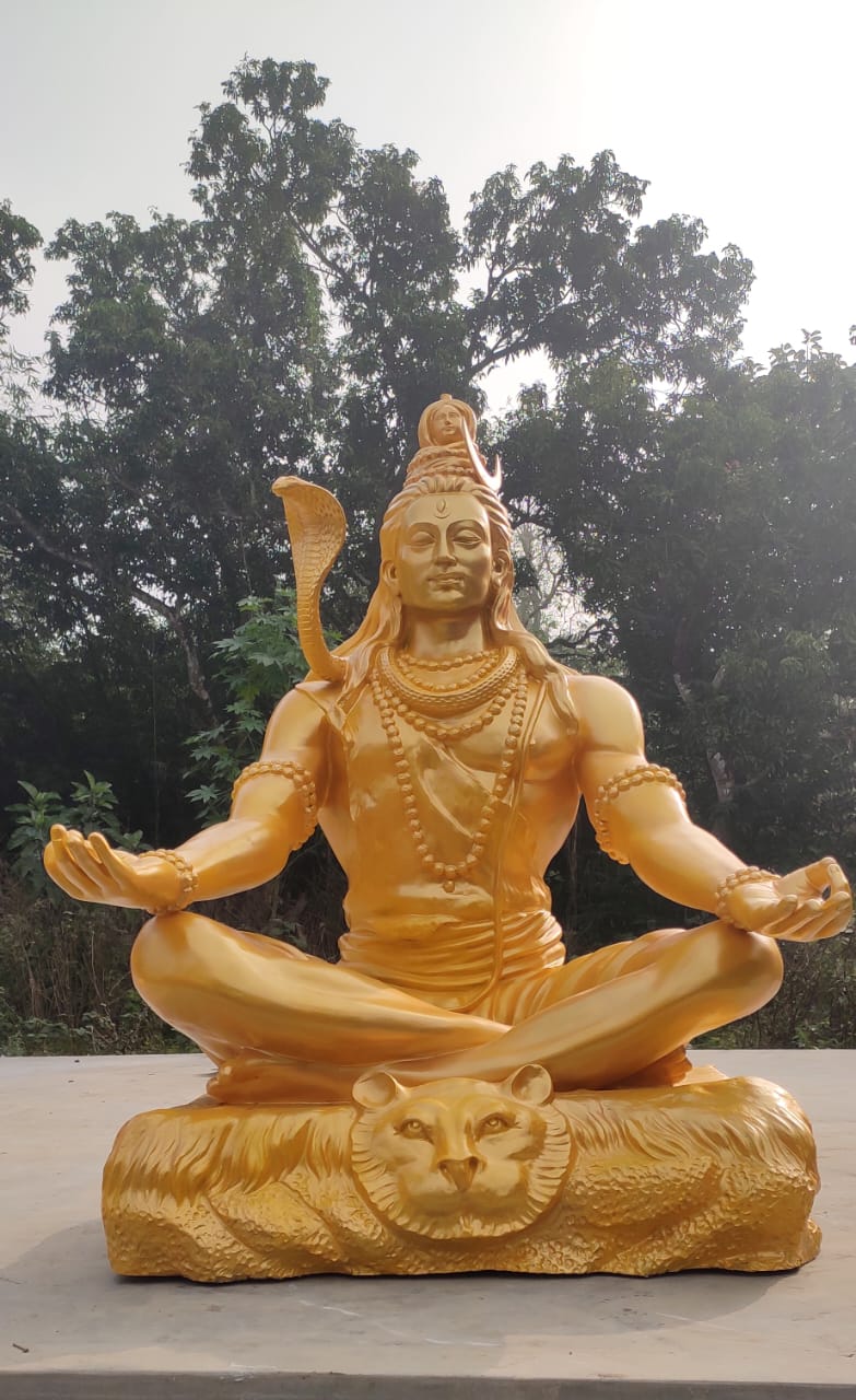 Meditation Lord Shiva Fiber Glass Statue