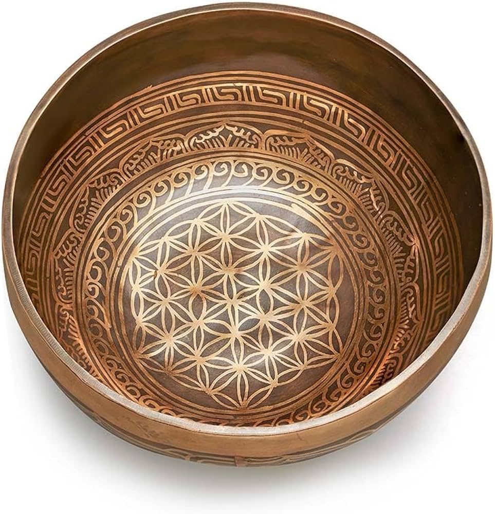 Flower Of Life 7th Singing Bowl Set
