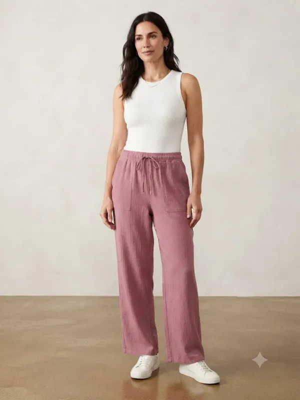 Swara Laddies Bottom Imported Loose Straight Bottom Wear Collection
