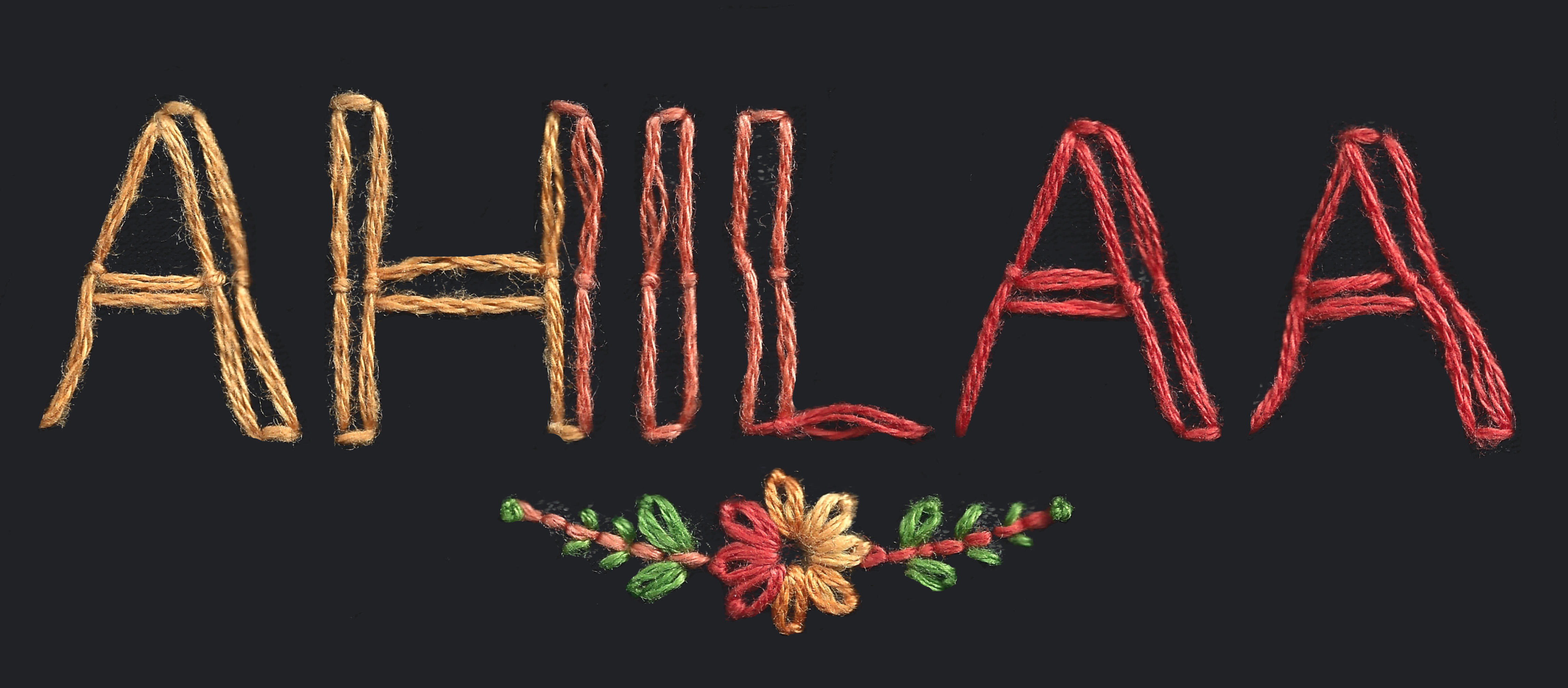 Customized Hand Embroidery Company Logo
