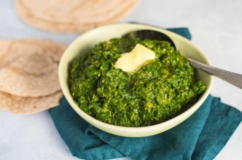 Curried Mustard Leaves (Sarson Ka Saag)