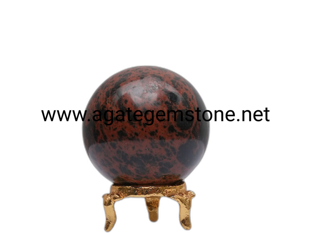 Mahogany Obsidian Sphere Ball
