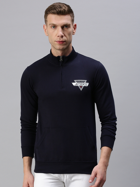 HI-Neck Half Zip Sweatshirt