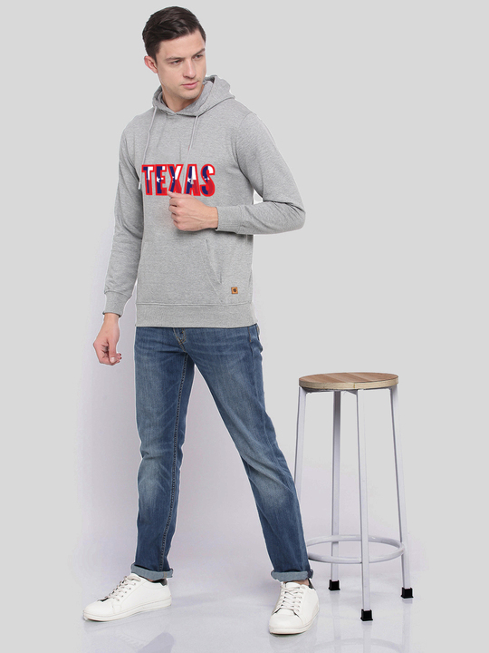 Printed Sweatshirt With Hood