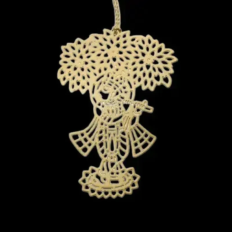 Metal Bookmark Krishna Design