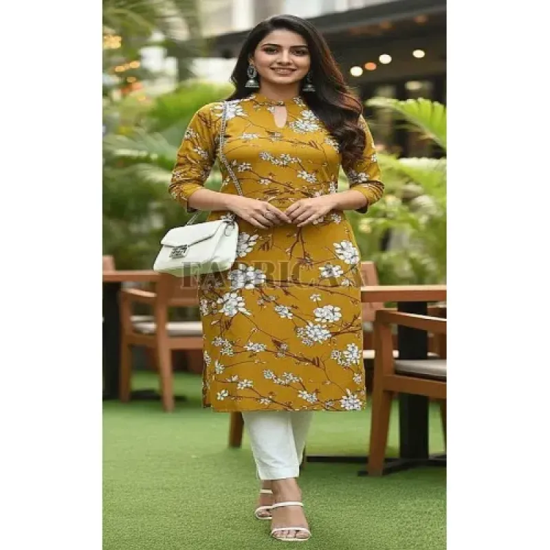 Rayon Printed Kurti
