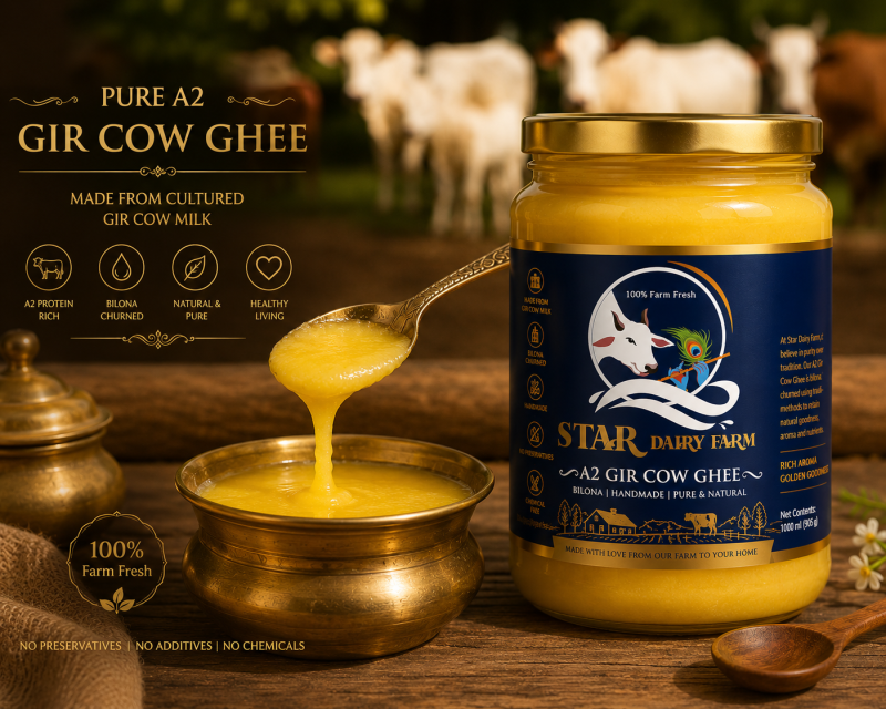 Pure A2 Gir Cow Ghee