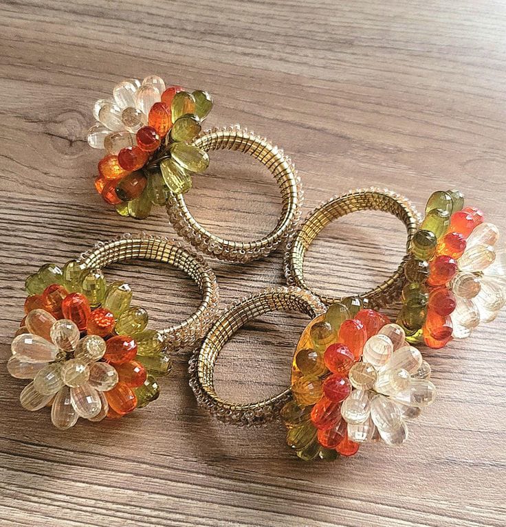 Beaded Napkin Rings