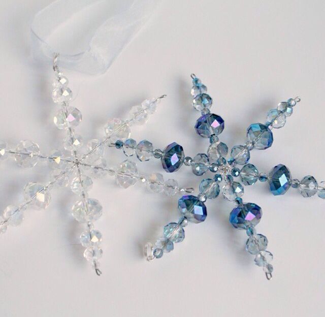 Beaded Snowflakes