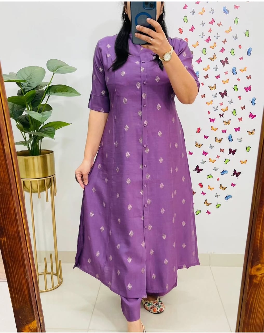 Beautiful Cotton Co-ord Kurti Set