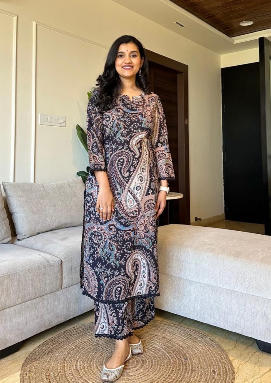 Cotton Printed Kurta Set