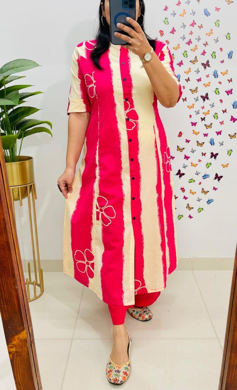 Ethnic Cotton Print Co-ord Set